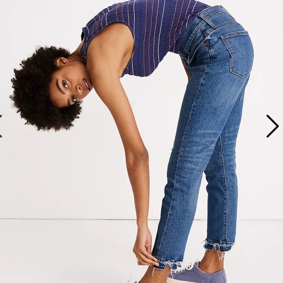 Madewell High Rise Slim Boyjean - Picture 3 of 7
